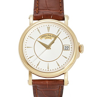 パテックフィリップ(PATEK PHILIPPE)のパテック・フィリップ PATEK PHILIPPE カラトラバ オフィサー 5153J-001 オパーリンシルバー文字盤 中古 腕時計 メンズ(腕時計(アナログ))