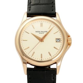 パテックフィリップ(PATEK PHILIPPE)のパテック・フィリップ PATEK PHILIPPE カラトラバ 5127R-001 シルバー文字盤 中古 腕時計 メンズ(腕時計(アナログ))