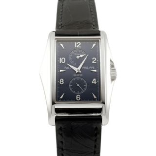 パテックフィリップ(PATEK PHILIPPE)のパテック・フィリップ PATEK PHILIPPE ゴンドーロ 10デイズ ミレニアム 2000年記念モデル 世界450本限定 5100G-001 ブルー文字盤 中古 腕時計 メンズ(腕時計(アナログ))