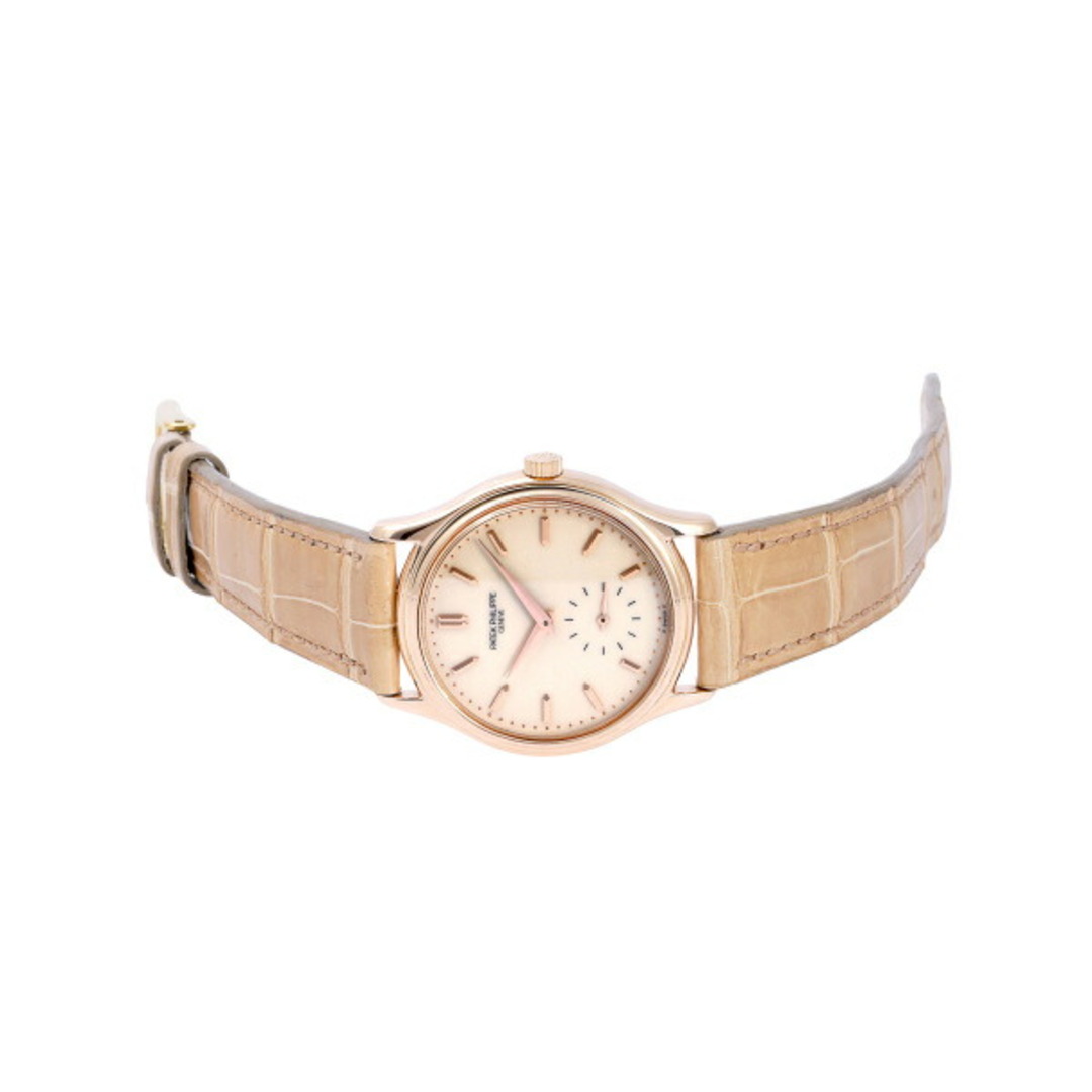 PATEK PHILIPPE(パテックフィリップ)のパテック・フィリップ PATEK PHILIPPE カラトラバ 3923R アイボリー/バー文字盤 中古 腕時計 メンズ メンズの時計(腕時計(アナログ))の商品写真