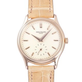 パテックフィリップ(PATEK PHILIPPE)のパテック・フィリップ PATEK PHILIPPE カラトラバ 3923R アイボリー/バー文字盤 中古 腕時計 メンズ(腕時計(アナログ))