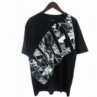 オークリー(Oakley)のオークリー 23SS タグ付き Tシャツ 半袖 トレーニングウェア 黒 L(Tシャツ/カットソー(半袖/袖なし))