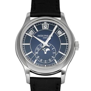 パテックフィリップ(PATEK PHILIPPE)のパテック・フィリップ PATEK PHILIPPE コンプリケーション アニュアルカレンダー ムーンフェイズ 5205G-013 ブルーブラックグラデーション文字盤 中古 腕時計 メンズ(腕時計(アナログ))