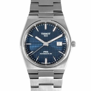 TISSOT - ティソ TISSOT T137407A ピーアールエックス PRX パワーマティック80 腕時計 ブルー文字盤 SS ステンレススチール  メンズ【中古】