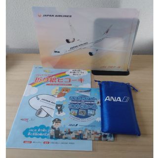 ANA タングラム　パズル　おりがみ　フォトフレーム　JAL 折り紙ヒコーキ(ノベルティグッズ)