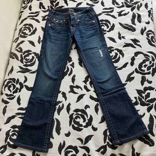 トゥルーレリジョン(True Religion)の超美品　スリムストレートデニム(デニム/ジーンズ)