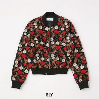 スライ(SLY)のSLY FLOWER EMBROIDERY BZ(ブルゾン)