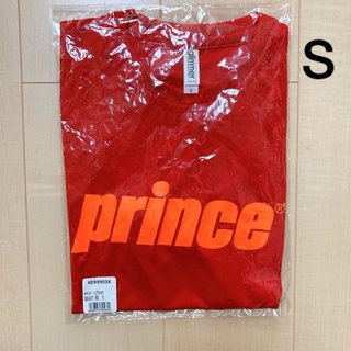 プリンス(Prince)の未使用品　prince キャンペーンTシャツ　Sサイズ　赤　プリンス(ウェア)