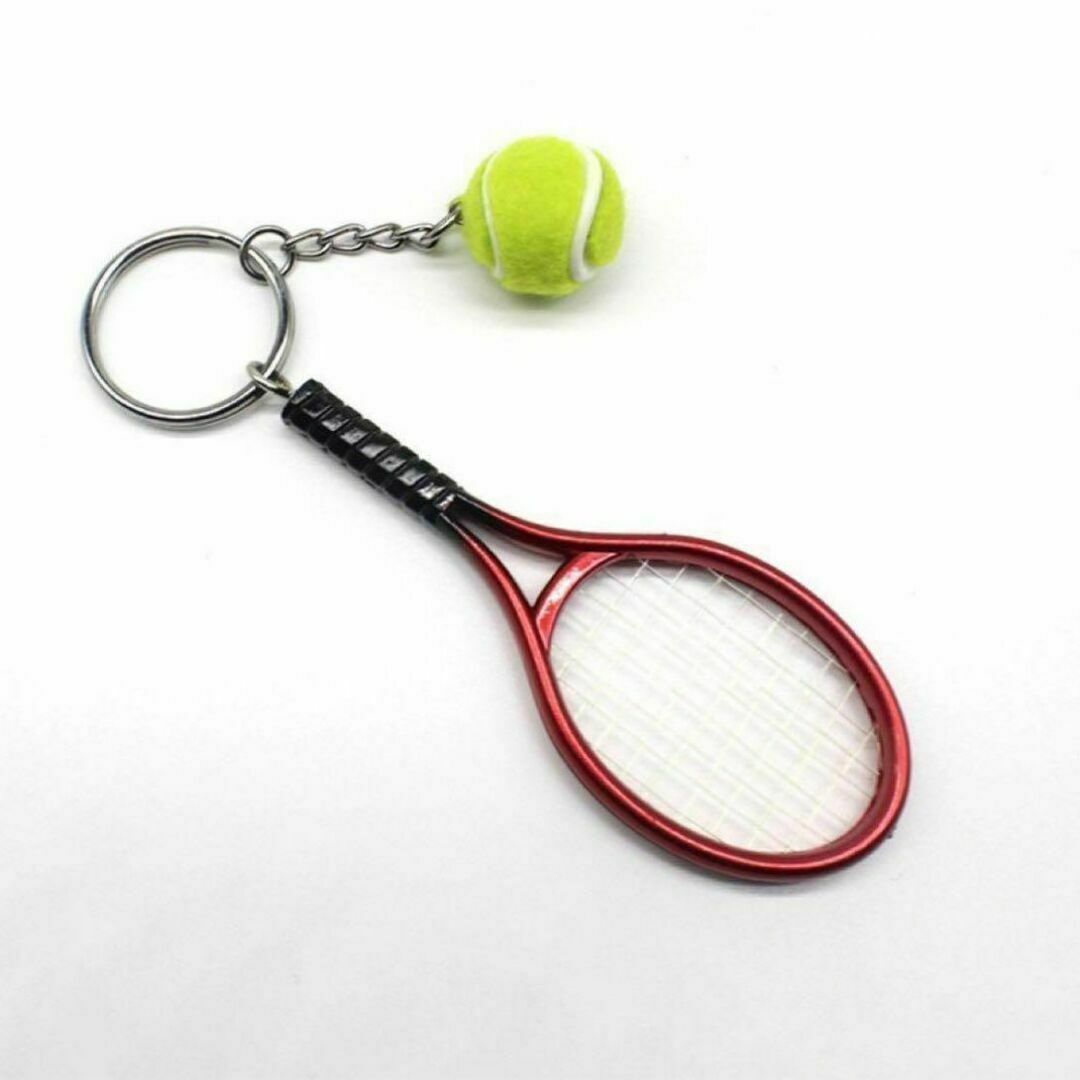 テニス キーホルダー 6個セット　スポーツ お揃い ミニチュア　部活　記念 スポーツ/アウトドアのテニス(その他)の商品写真