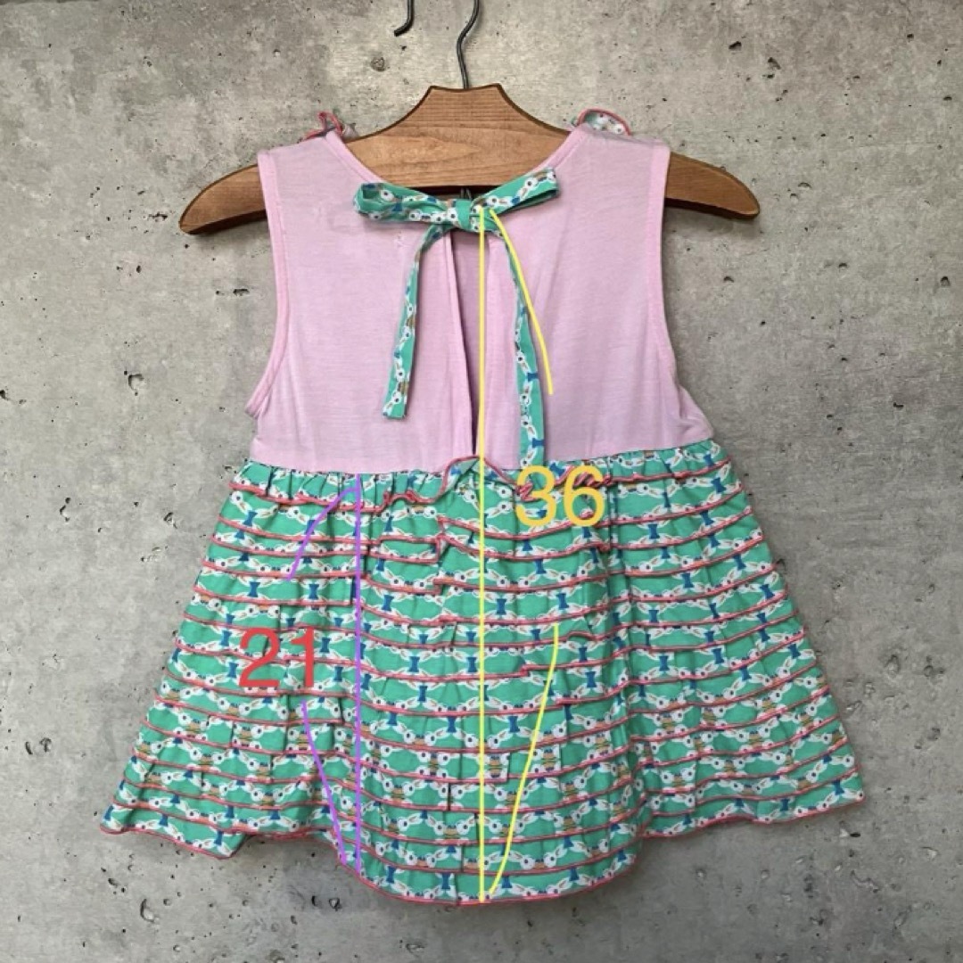 fafa(フェフェ)のfafa 80 ワンピース ドレス キッズ/ベビー/マタニティのキッズ服女の子用(90cm~)(ワンピース)の商品写真