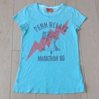 NIKE - ナイキ　Tシャツ　レディース　Mサイズ　水色　TRACK&FIELD