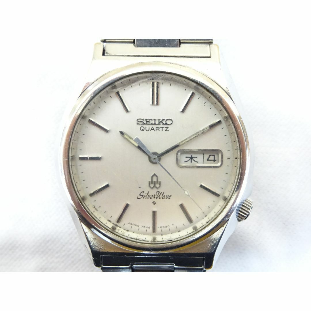 SEIKO(セイコー)のＫ博一077/ SEIKO シルバーウェーブ 腕時計 クォーツ デイデイト メンズの時計(腕時計(アナログ))の商品写真