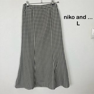 ニコアンド(niko and...)のniko and ...   サラサラリネン風マーメイドスカート  サイズL(ロングスカート)