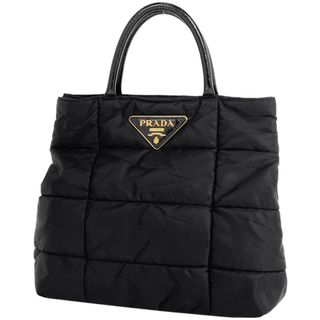 プラダ(PRADA)のプラダ ロゴプレート ハンドバッグ レディース 【中古】(ハンドバッグ)