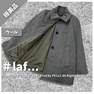 ラエフ(la.f...)の【超美品】ラエフ ピーコート Sサイズ ウール 日本製 グレー ✓2287(ピーコート)