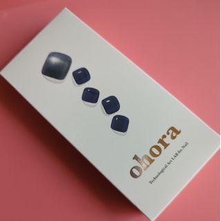 オホーラ(ohora)のohora オホーラ ネイルシール P Capri Blue ペディ 青(ネイル用品)