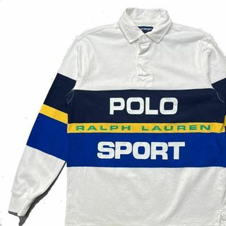 【POLO SPORT】ポロスポーツ 長袖ポロシャツ 古着ラガーシャツ(ポロシャツ)