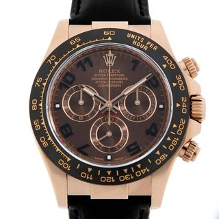 ロレックス(ROLEX)のロレックス コスモグラフ デイトナ 116515LN チョコレートブラウン アラビア ランダム番 メンズ 中古 腕時計(腕時計(アナログ))