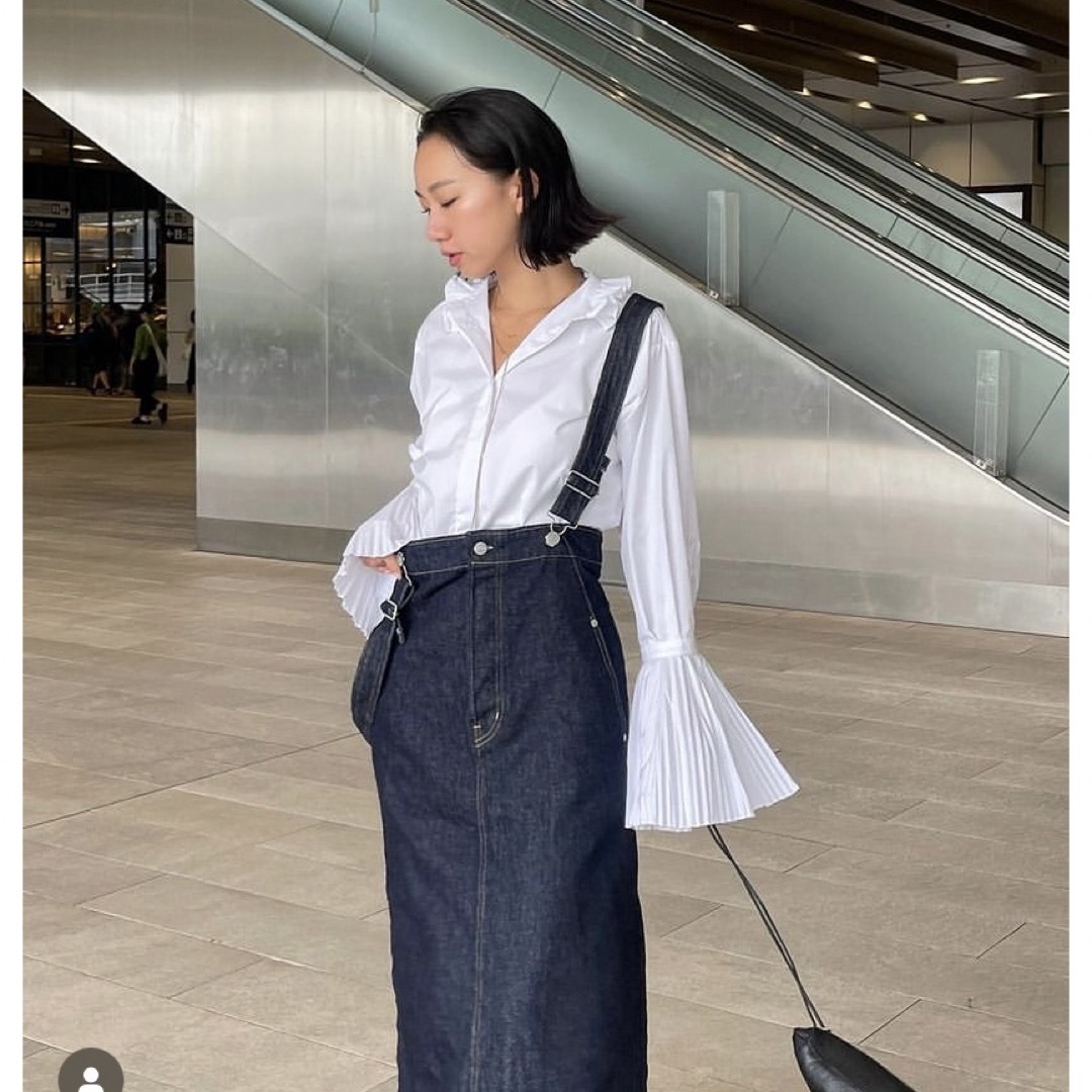 EDWIN×ETRETOKYO COREデニムハイライズサススカート EDWIN×ETRETOKYO COREデニムハイライズサススカート