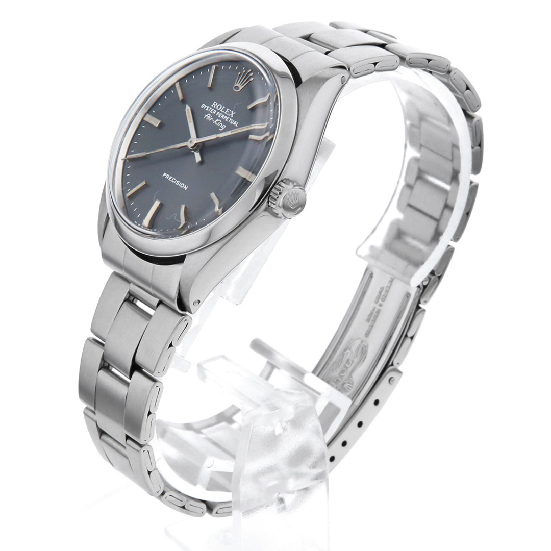 ROLEX(ロレックス)のロレックス エアキング 5500 グレー バー 37番 メンズ アンティーク 腕時計 メンズの時計(腕時計(アナログ))の商品写真