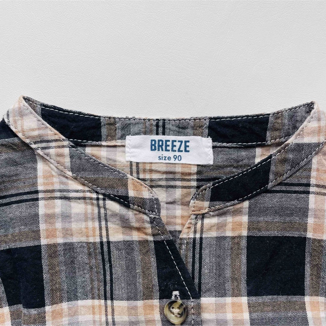 BREEZE(ブリーズ)のBREEZE 西松屋 ブラウス シャツ 90サイズ 2着セット 女の子 キッズ/ベビー/マタニティのキッズ服女の子用(90cm~)(Tシャツ/カットソー)の商品写真
