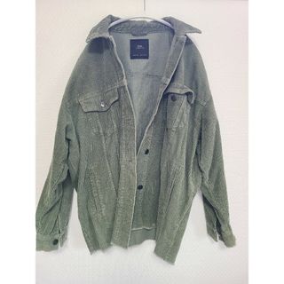 ザラ(ZARA)のZARA コーデュロイジャケット カーキ M(その他)