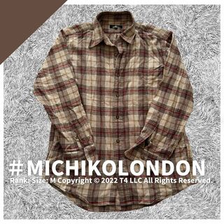 ミチコロンドン(MICHIKO LONDON)のMICHIKO LONDON ミチコロンドン チェックシャツ 春秋 ✓2232(ポロシャツ)