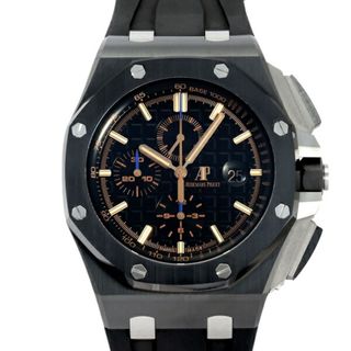 オーデマピゲ(AUDEMARS PIGUET)のオーデマ・ピゲ AUDEMARS PIGUET ロイヤルオーク オフショア クロノグラフ 44mm 26405CE.OO.A002CA.02 ブラック文字盤 中古 腕時計 メンズ(腕時計(アナログ))