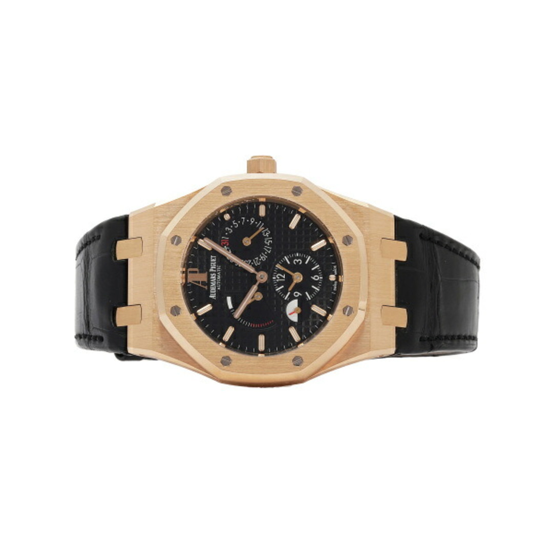 AUDEMARS PIGUET(オーデマピゲ)のオーデマ・ピゲ AUDEMARS PIGUET ロイヤルオーク デュアルタイム 26120OR.OO.D002CR.01 ブラック文字盤 中古 腕時計 メンズ メンズの時計(腕時計(アナログ))の商品写真