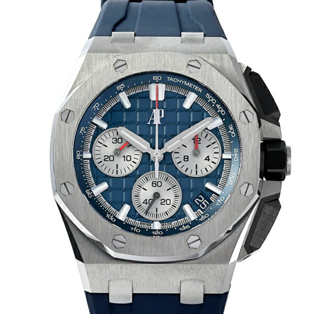 AUDEMARS PIGUET(オーデマピゲ)のオーデマ・ピゲ AUDEMARS PIGUET ロイヤルオーク オフショア クロノグラフ 26420TI.OO.A027CA.01 ブルー/ロジウム文字盤 中古 腕時計 メンズ メンズの時計(腕時計(アナログ))の商品写真