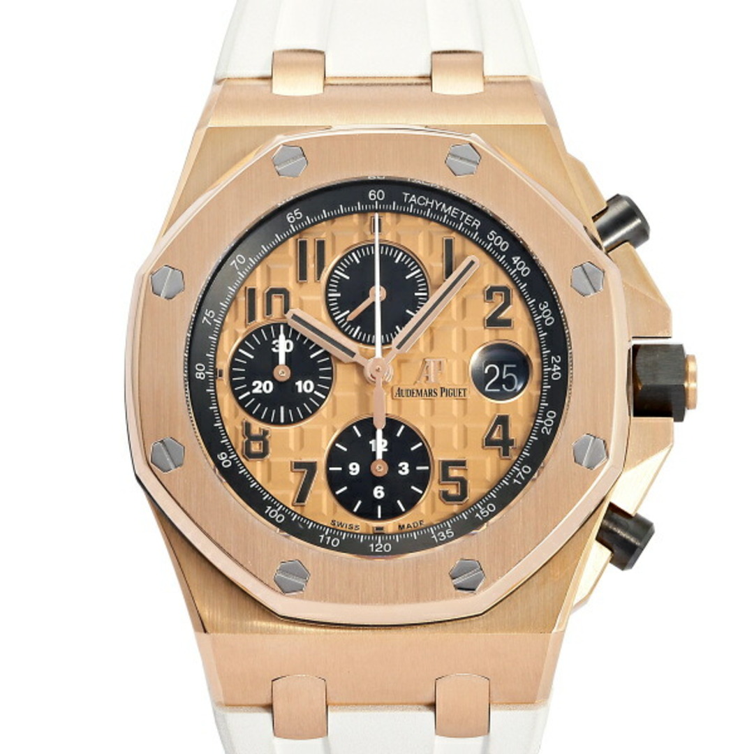 AUDEMARS PIGUET(オーデマピゲ)のオーデマ・ピゲ AUDEMARS PIGUET ロイヤルオーク オフショア クロノグラフ 26470OR.OO.A002CR.01 ピンクゴールド/ブラック文字盤 中古 腕時計 メンズ メンズの時計(腕時計(アナログ))の商品写真