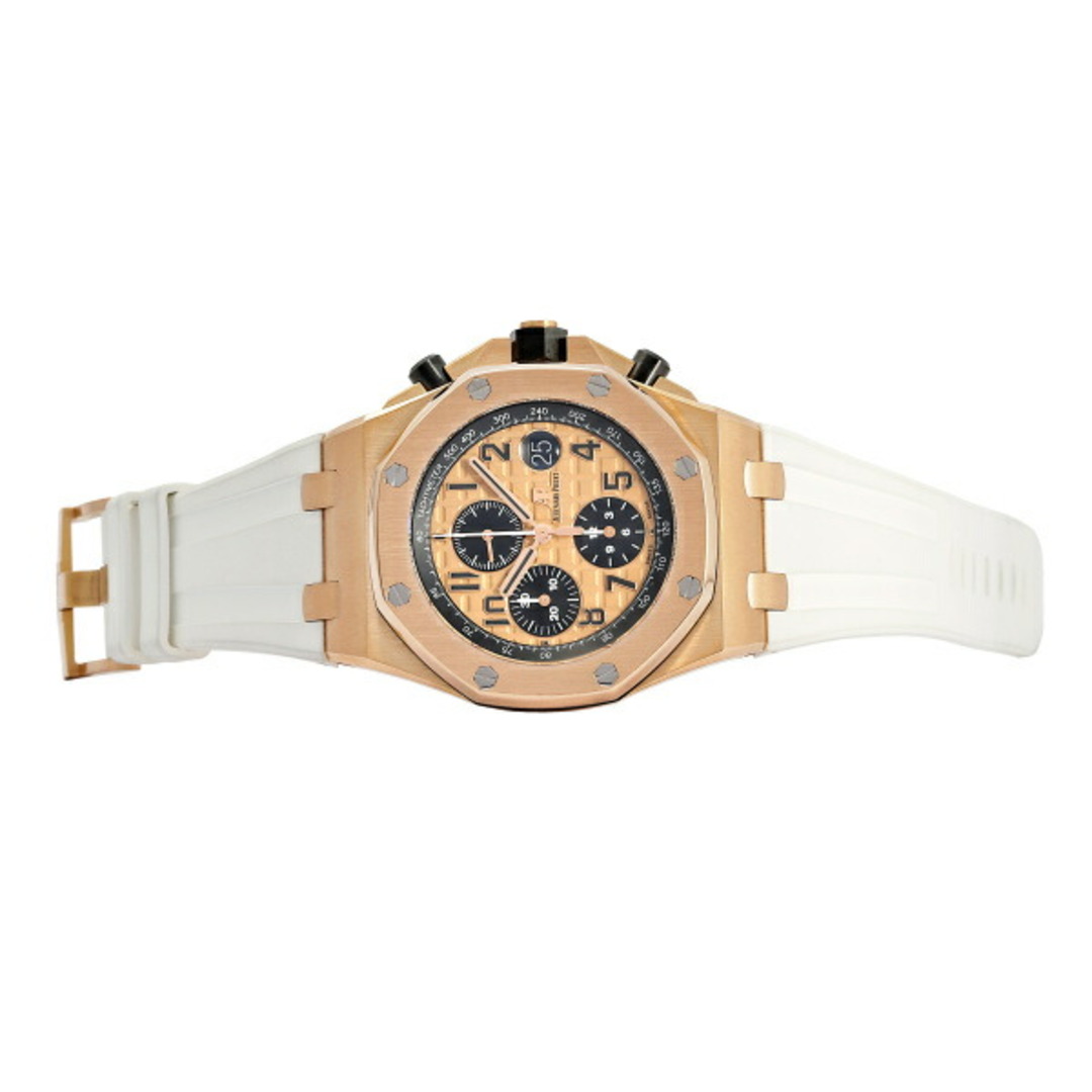 AUDEMARS PIGUET(オーデマピゲ)のオーデマ・ピゲ AUDEMARS PIGUET ロイヤルオーク オフショア クロノグラフ 26470OR.OO.A002CR.01 ピンクゴールド/ブラック文字盤 中古 腕時計 メンズ メンズの時計(腕時計(アナログ))の商品写真