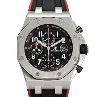 オーデマピゲ(AUDEMARS PIGUET)のオーデマ・ピゲ AUDEMARS PIGUET ロイヤルオーク オフショア クロノグラフ 26470ST.OO.A101CR.01 ブラック文字盤 中古 腕時計 メンズ(腕時計(アナログ))