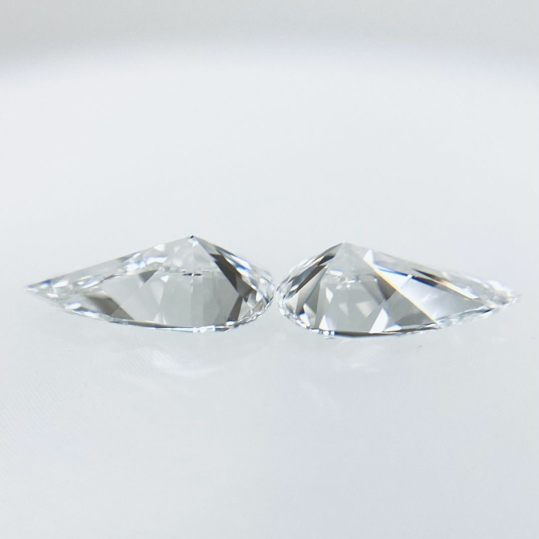 Dカラー IF ペアシェイプセット！0.30ct/0.31ct/RT2680 レディースのアクセサリー(その他)の商品写真