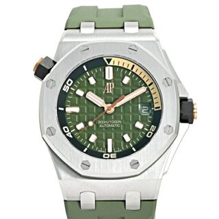 オーデマピゲ(AUDEMARS PIGUET)のオーデマ・ピゲ AUDEMARS PIGUET ロイヤルオーク オフショア ダイバー 15720ST.OO.A052CA.01 カーキ文字盤 中古 腕時計 メンズ(腕時計(アナログ))