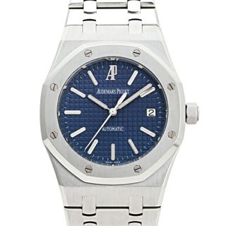 オーデマピゲ(AUDEMARS PIGUET)のオーデマ・ピゲ AUDEMARS PIGUET ロイヤルオーク 15300ST.OO.1220ST.02 ブルー文字盤 中古 腕時計 メンズ(腕時計(アナログ))