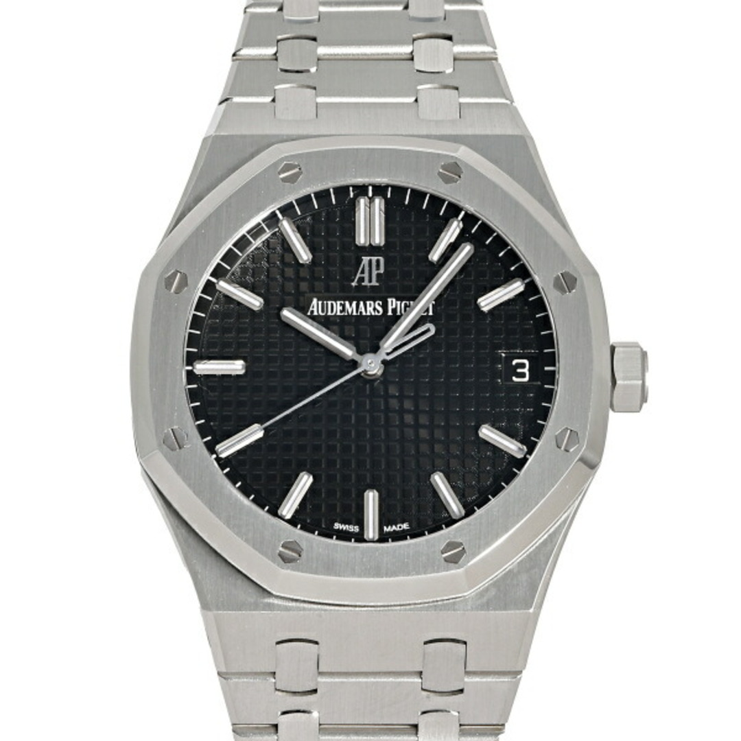 AUDEMARS PIGUET(オーデマピゲ)のオーデマ・ピゲ AUDEMARS PIGUET ロイヤルオーク オートマティック 15500ST.OO.1220ST.03 ブラック文字盤 中古 腕時計 メンズ メンズの時計(腕時計(アナログ))の商品写真