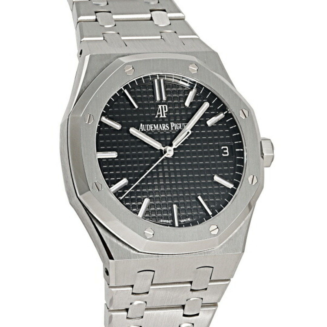 AUDEMARS PIGUET(オーデマピゲ)のオーデマ・ピゲ AUDEMARS PIGUET ロイヤルオーク オートマティック 15500ST.OO.1220ST.03 ブラック文字盤 中古 腕時計 メンズ メンズの時計(腕時計(アナログ))の商品写真