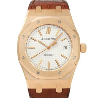 オーデマピゲ(AUDEMARS PIGUET)のオーデマ・ピゲ AUDEMARS PIGUET ロイヤルオーク オートマティック 15300OR.OO.D088CR.02 ホワイト文字盤 中古 腕時計 メンズ(腕時計(アナログ))