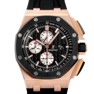 オーデマピゲ(AUDEMARS PIGUET)のオーデマ・ピゲ AUDEMARS PIGUET ロイヤルオーク オフショア クロノグラフ 26401RO.OO.A002CA.01 ブラック/シルバー文字盤 中古 腕時計 メンズ(腕時計(アナログ))