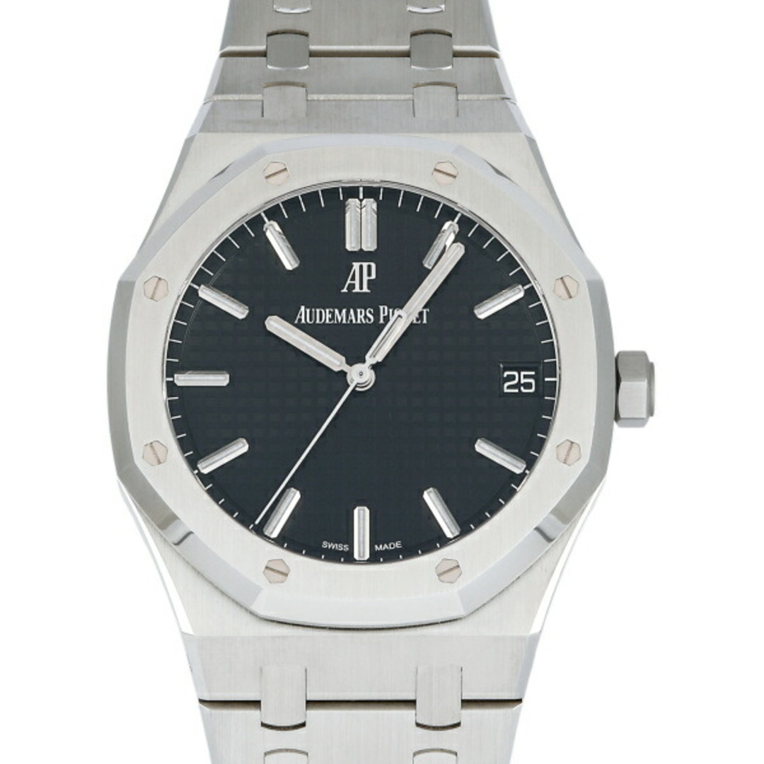 AUDEMARS PIGUET(オーデマピゲ)のオーデマ・ピゲ AUDEMARS PIGUET ロイヤルオーク オートマティック 15500ST.OO.1220ST.03 ブラック文字盤 中古 腕時計 メンズ メンズの時計(腕時計(アナログ))の商品写真