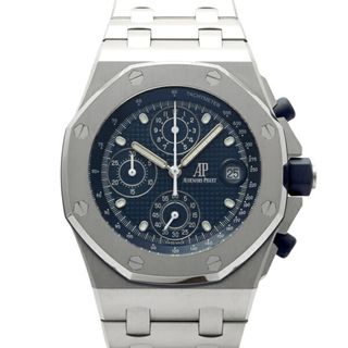 オーデマピゲ(AUDEMARS PIGUET)のオーデマ・ピゲ AUDEMARS PIGUET ロイヤルオーク オフショア クロノグラフ ブティック限定モデル 26238ST.OO.2000ST.01 ナイトブルー、クラウド50文字盤 中古 腕時計 メンズ(腕時計(アナログ))