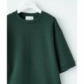 【グリーン】シルキーダンボールニットTシャツ