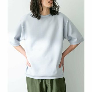 サニーレーベル(Sonny Label)の【グレー】シルキーダンボールニットTシャツ(Tシャツ/カットソー(半袖/袖なし))