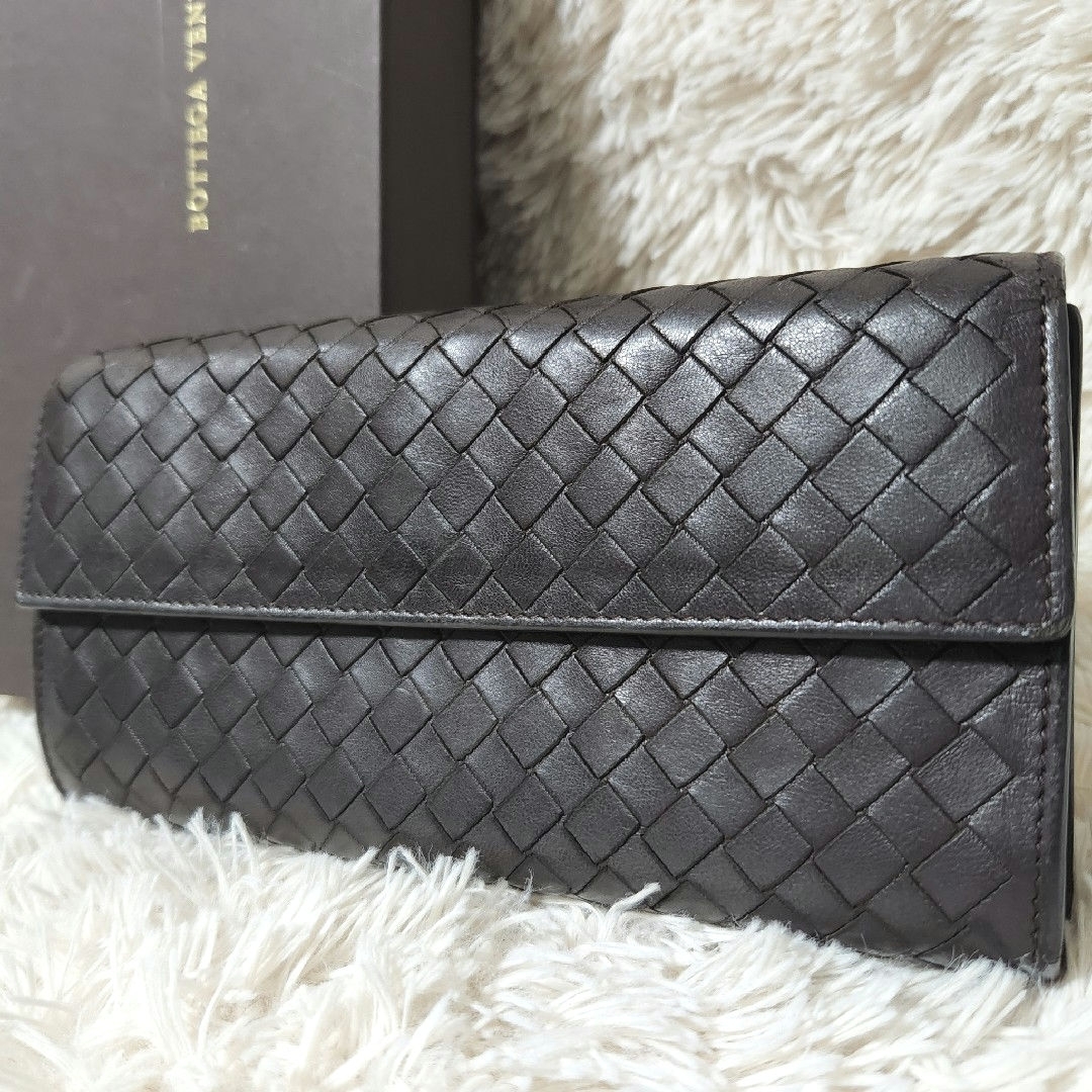 Bottega Veneta(ボッテガヴェネタ)のBottega Veneta イントレチャート 長財布 二つ折り 折り財布 メンズのファッション小物(長財布)の商品写真