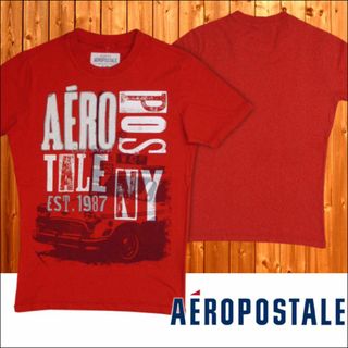 エアロポステール(AEROPOSTALE)の訳あり エアロポステール メンズ T レッド 2417 Aeropostale(Tシャツ/カットソー(半袖/袖なし))