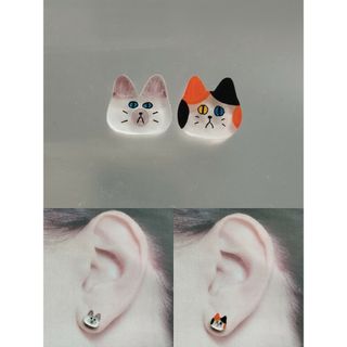 シャム猫✕三毛猫　ピアス(ピアス)