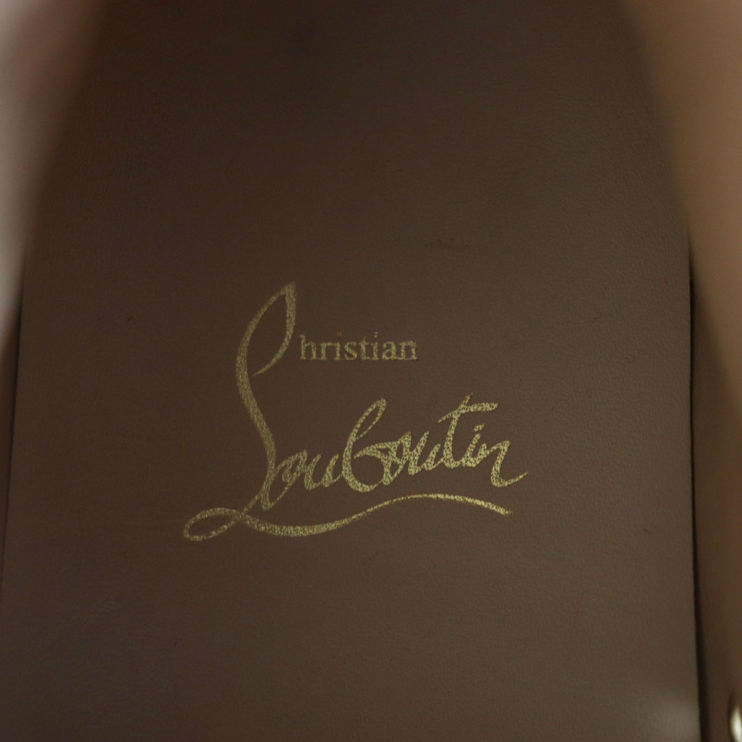 Christian Louboutin(クリスチャンルブタン)の【ドンドン見直し】美品●Christian Louboutin クリスチャンルブタン LOUIS ORLATO FLAT CLF LOVE スウェード レザー ロゴ金具付き ハイカットスニーカー マルチカラー 40.5 イタリア製 メンズ メンズの靴/シューズ(スニーカー)の商品写真