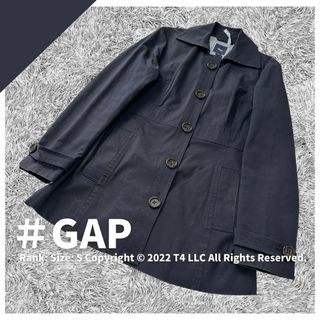 ギャップ(GAP)のGAP ギャップ レディース トレンチコート ネイビー Sサイズ ✓2184(トレンチコート)