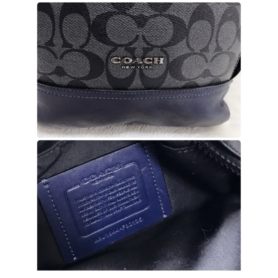 COACH(コーチ)の美品 COACH コーチ PVC ボディバッグ ショルダーバッグ スリングバッグ メンズのバッグ(ボディーバッグ)の商品写真